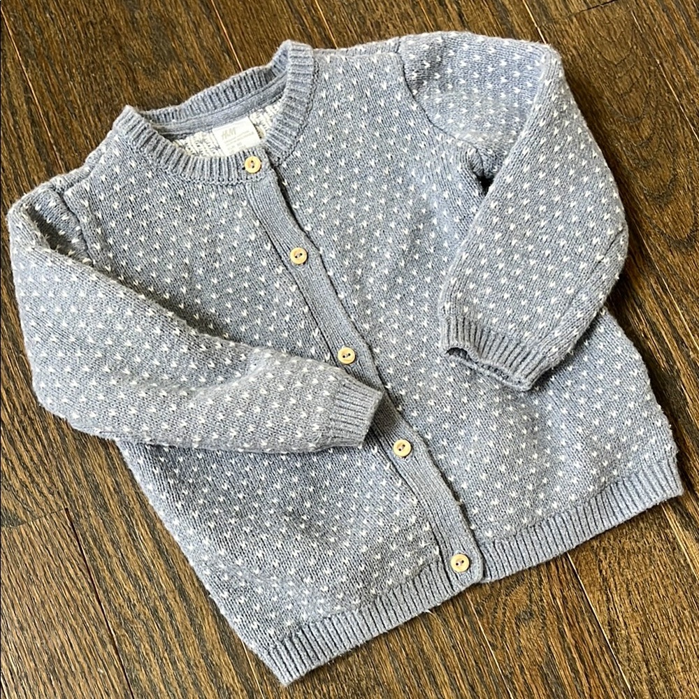 Organic Cotton Sweater/Cardigan - 12 Months